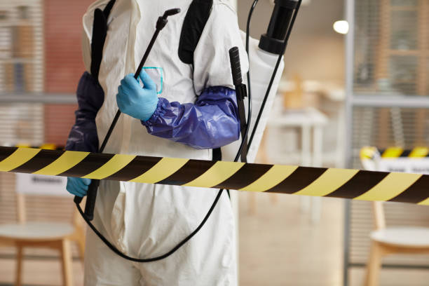 Professional Blood Cleanup technician working in Manteo, NC